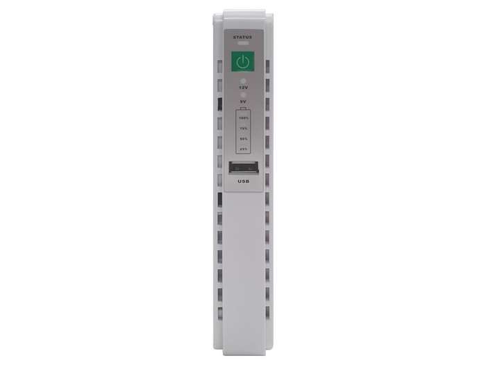 12VDC 8.8Ah 17W Micro UPS with USB and PoE Output