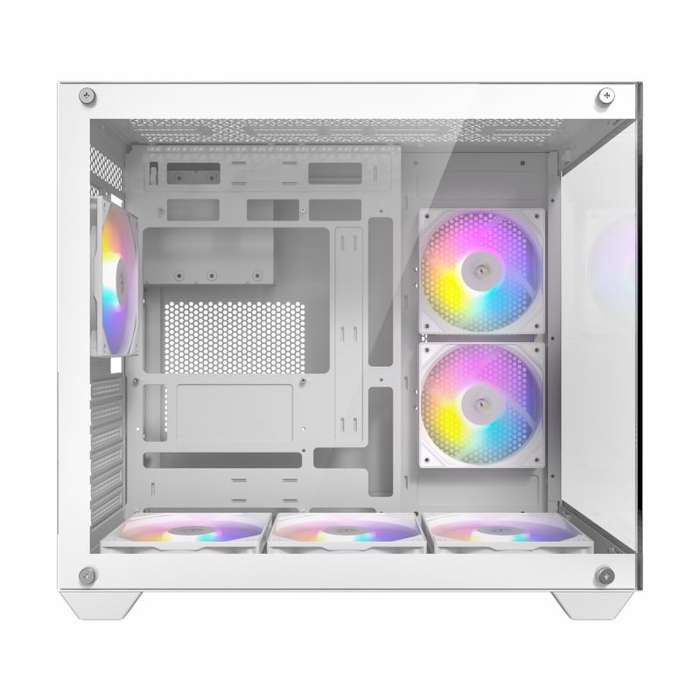 Antec CX800 Elite ATX | Micro-ATX | ITX RGB Mid-Tower Dual Chamber Gaming Chassis - White