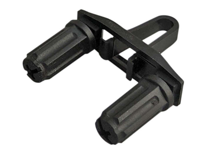 Rackstuds Duo 2.2mm/3.2mm 20 Pack Black | RSLDUO-1RUB20-S2/40