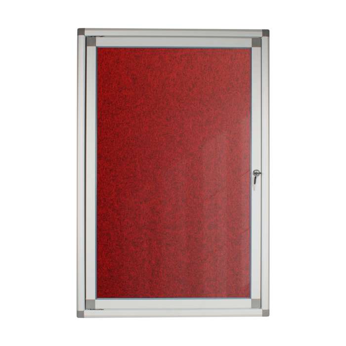 Hinged Pinning Display Case (900*600mm - Burgandy)