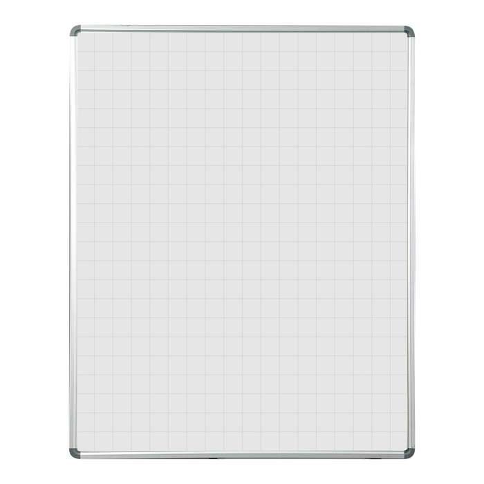 Educational Board Magnetic Whiteboard (1220*920 - Grey Squares - Side Panel - Option A)