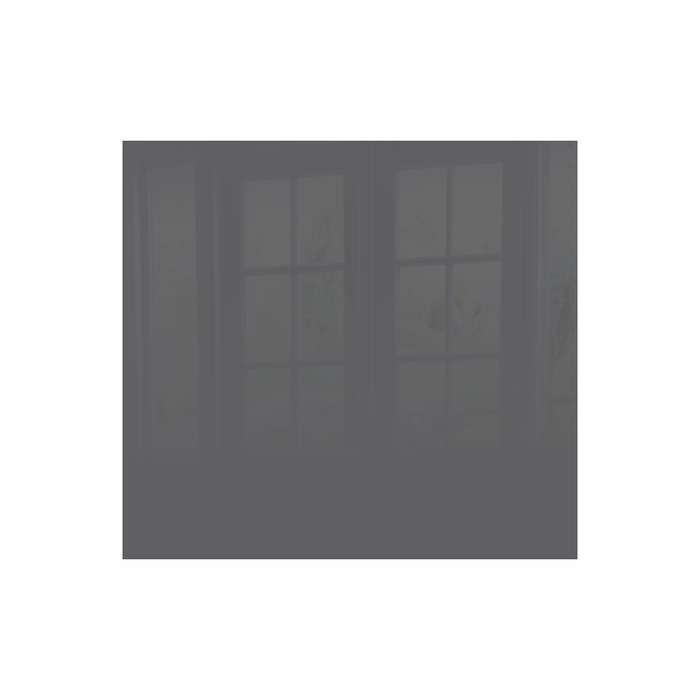 Decorative Glass Wall Tile (598 X 650 X 6mm) Gun Metal