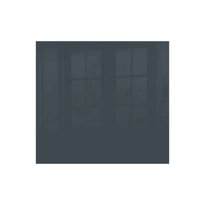 Decorative Glass Wall Tile (598 X 650 X 6mm) Grey Blue