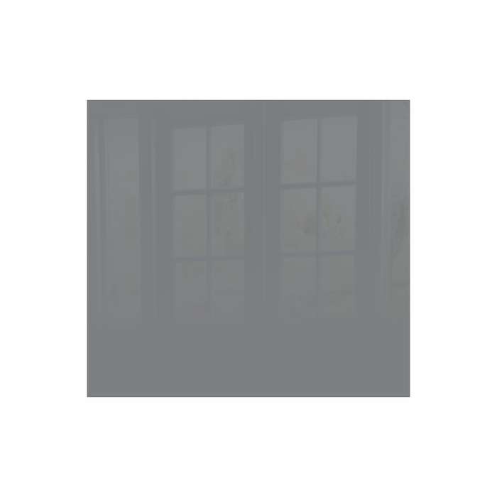 Decorative Glass Wall Tile (598 X 650 X 6mm) Metallic Silver