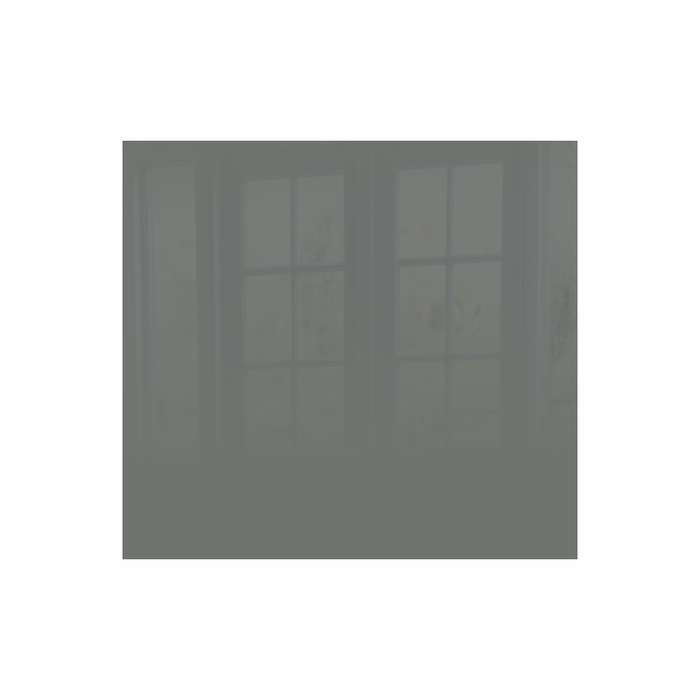 Decorative Glass Wall Tile (598 X 650 X 6mm) Mouse Grey