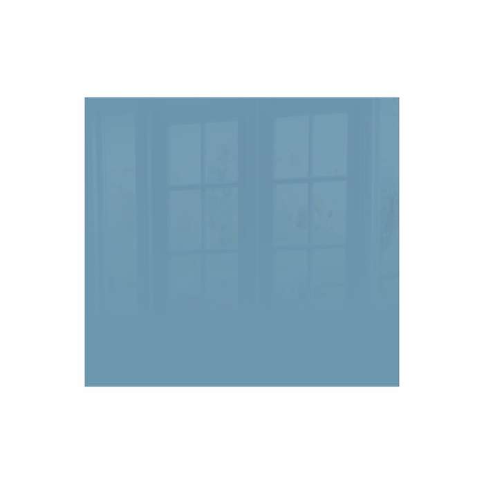 Decorative Glass Wall Tile (598 X 650 X 6mm) Pastel Blue