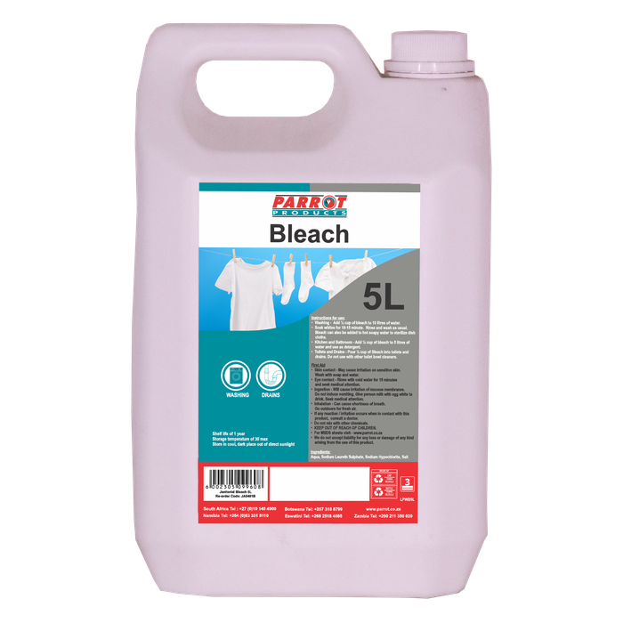Janitorial Bleach 3% 5 Litre