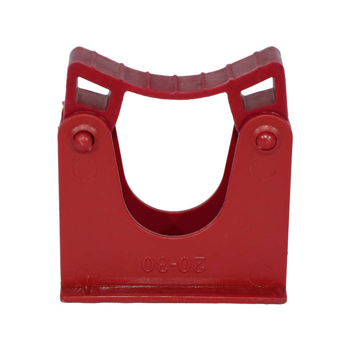 Janitorial Wall Rail Bracket Red
