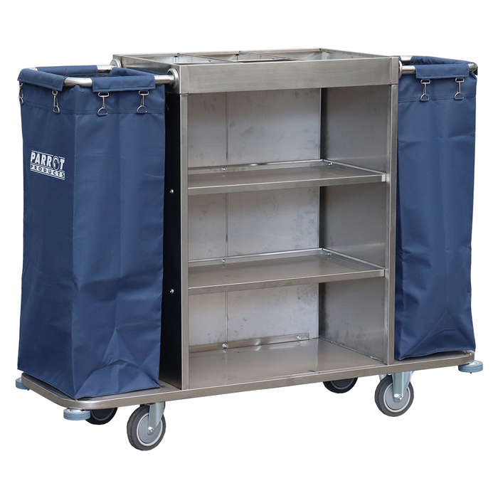 Janitorial Hotel Trolley Stainless Steel
