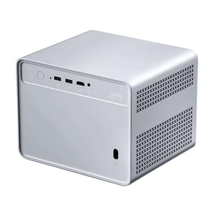 WANBO DAVINCI 1 PRO 1080P 650ANSI Android 11 Smart Home Theatre Projector - Silver