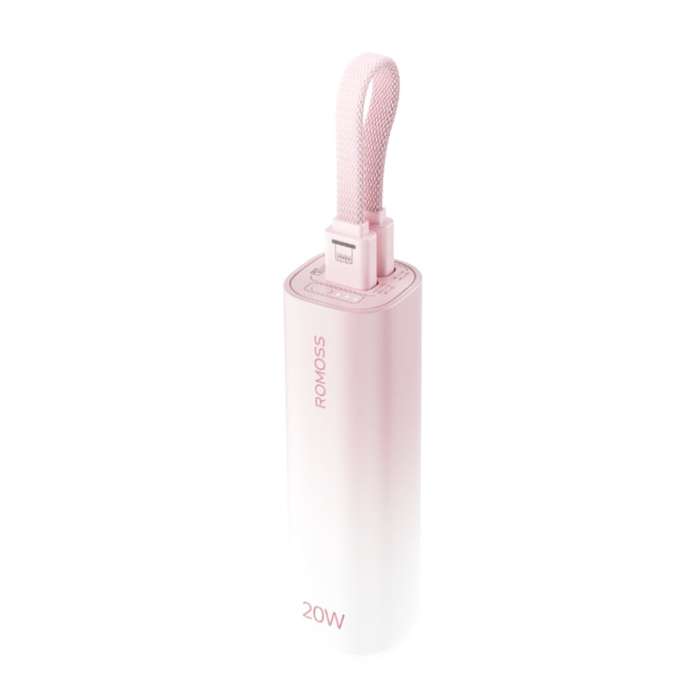 Romoss PSC05 5000mAh 20W Mini Power Bank &#x2013; Pink