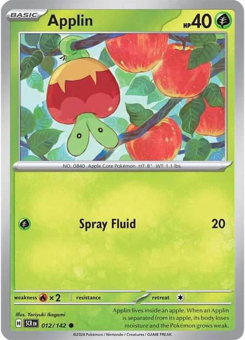 Applin 012/142 - Pokemon Stellar Crown