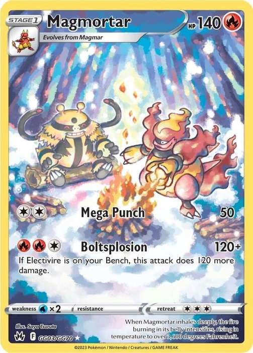 Magmortar GG03/GG70 - Pokemon Crown Zenith: Galarian Gallery