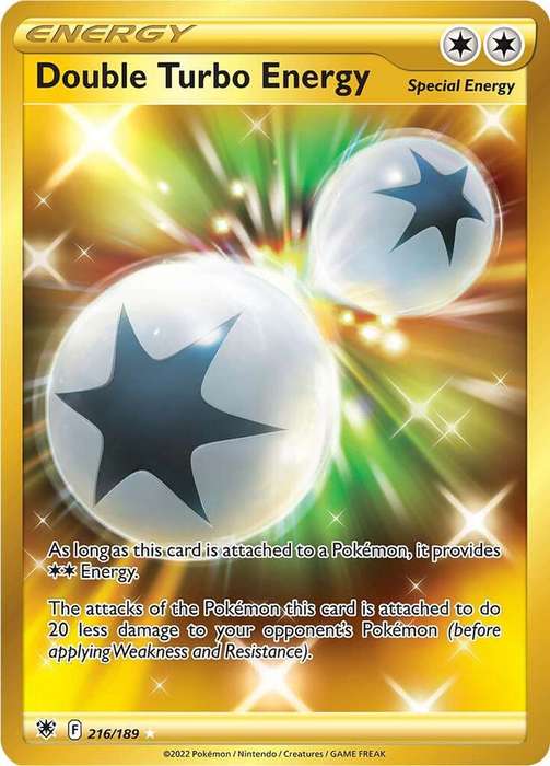 Double Turbo Energy 216/189 - Pokemon Astral Radiance