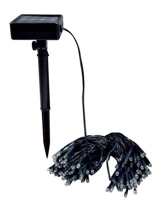 Ultra Link UL-SOLFL01 100 X Solar Fairy String Lights - Black - Ultra Link