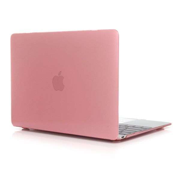 Tuff-Luv Clear Hard-shell Crystal Case for Macbook 12" - Pink - Tuff-Luv