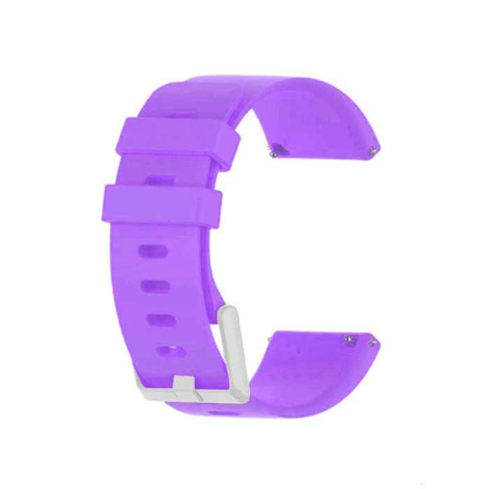 Fitbit Versa Silicone Watch Strap - Iris Purple Large