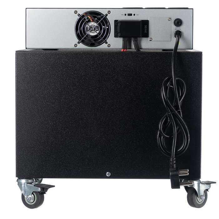 2400VA Mecer Inverter + 2x 100AH Batteries Trolley (8 HOUR BATTERY LIFE) KIT - 1440W (150-200 cycles
