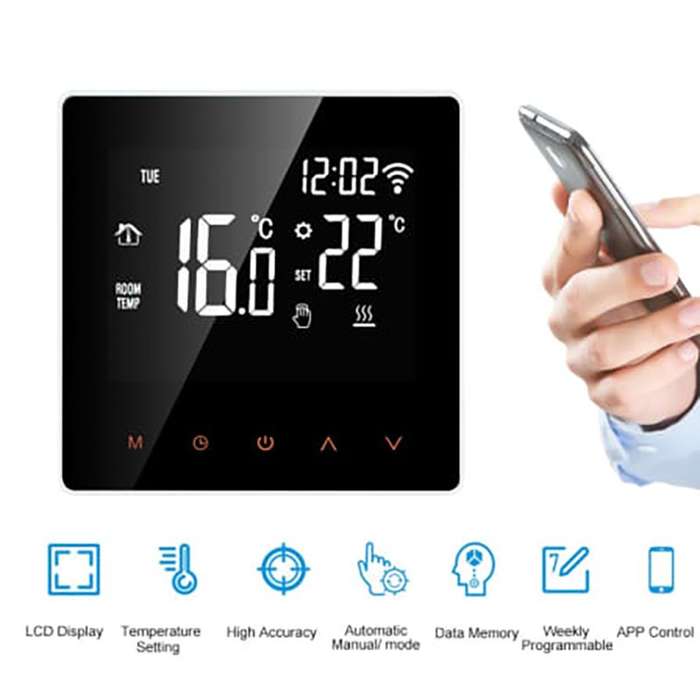 Tuya Smart WIFI Thermostat Temperature Controller (works with Alexa & Google Home)