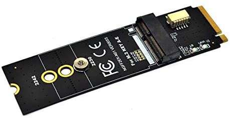 M.2 M-Key M.2 A/E Key NGFF WiFi Card to M.2 Key M Adapter Card Compatible for Intel 7260 8260 9260