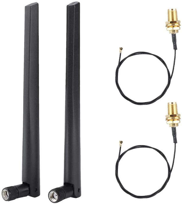 Antenna kit for Intel Wifi 6 AX200/AX210
