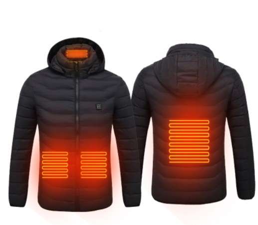 USB Heated Jacket - 4 Heating Areas Medium