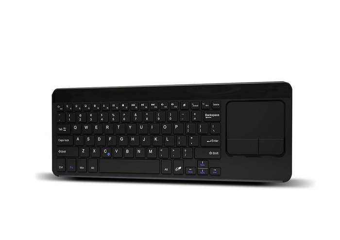 Mecer Ultrathin Bluetooth Keyboard with Touchpad (81 Keys) for Windows & Android-Black - Mecer