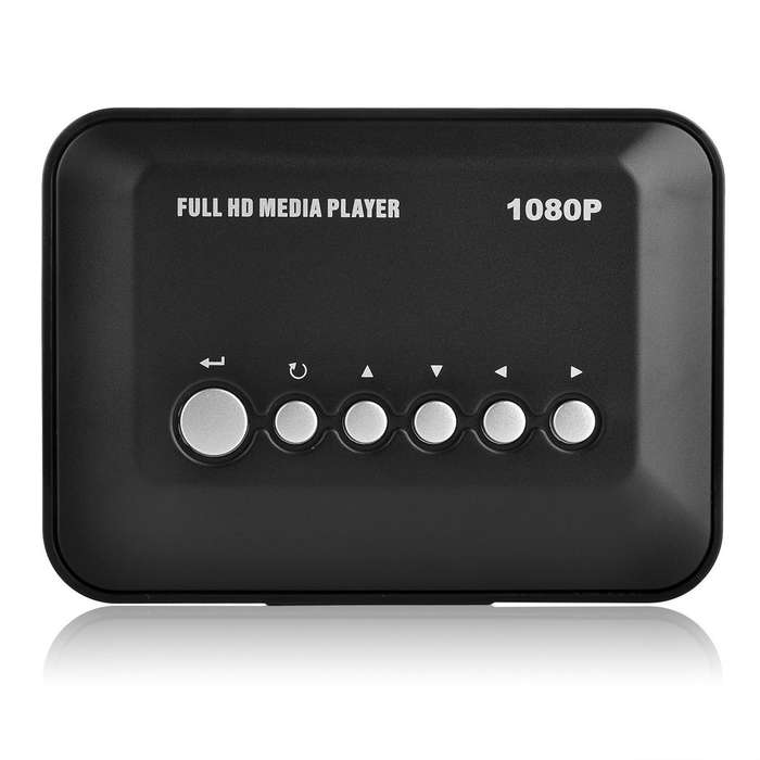 TV Box Media Player - USB SD - FULL HD with remote Play files directly from USB/SD Card on your TV