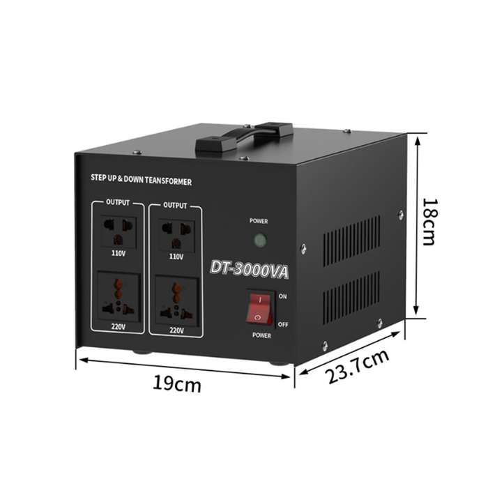 3000VA 3000W Step Up & Step Down Transformer - 220V to 110V