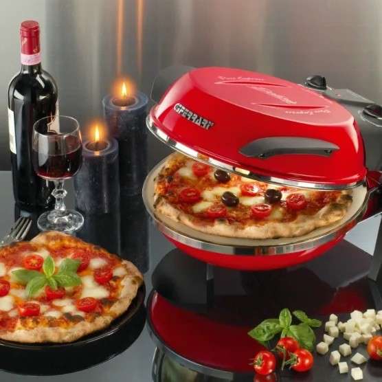 G3 Ferrari 5 Minute 1200W Electric Pizza Oven Black