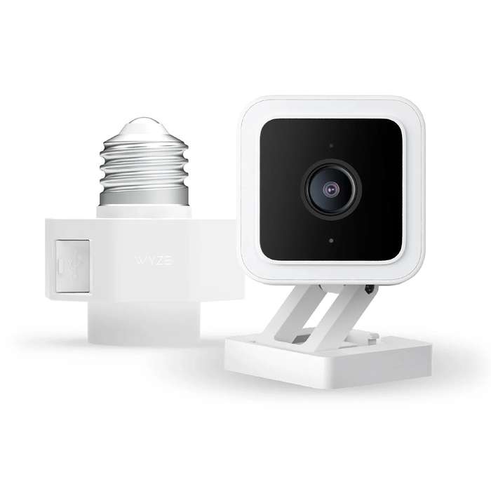 Wyze E26 Lamp Socket + Wyze Cam v3 Bundle