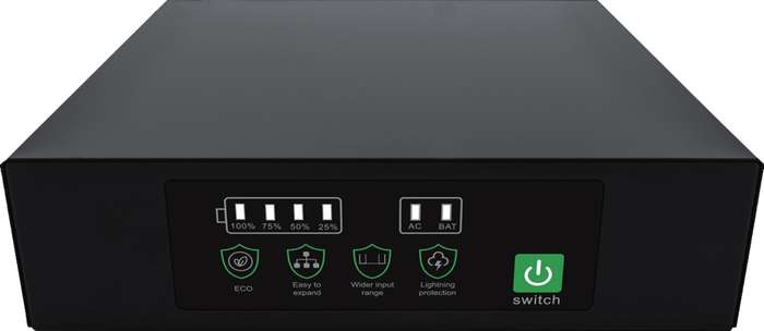 Mini UPS LIFEPO4 DC to DC (3x 12V 2x 9V) PoE Output Power Over Ethernet - 51.20Wh (16000mAH) - Li...