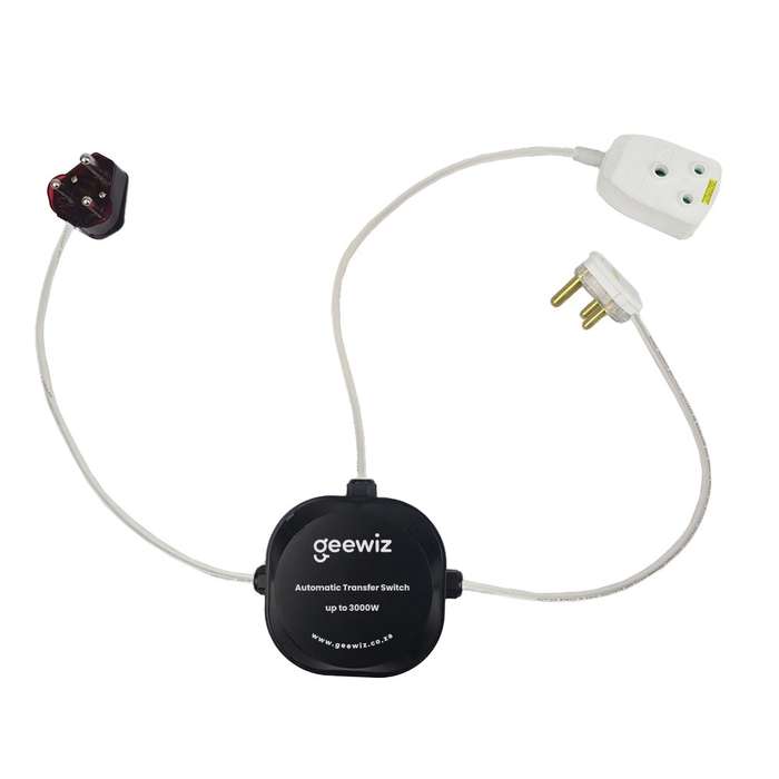 GeeWiz Automatic Inverter Transfer Switch - 230V/3000W - The easy fix for portable inverters without