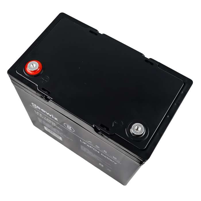GeeWiz 1250L 640Wh 12V 50Ah Lithium Ion LiFePO4 5000 Cycle Battery (FIRST LIFE CELLS) - 3 Year 5000