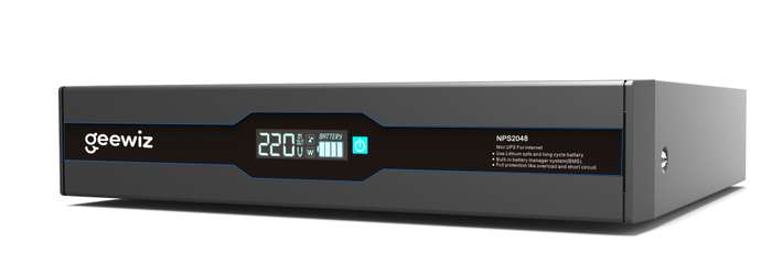 Geewiz Mini DC UPS (24000mAh) LifePO4 Backup Battery Power Bank Supply (75Wh) - 8x 12V / 9V AND P...
