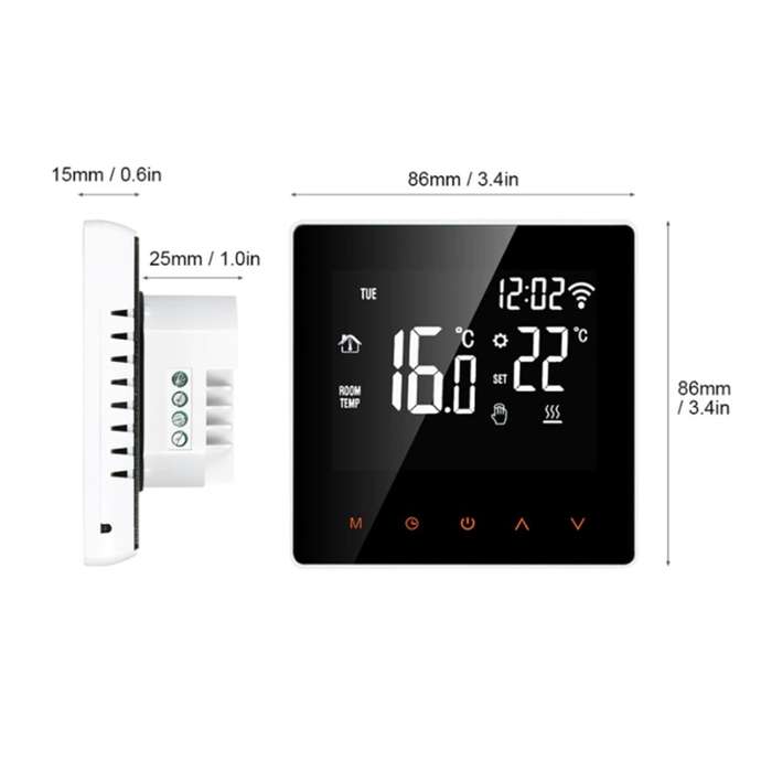 Tuya Smart WIFI Thermostat Temperature Controller (works with Alexa & Google Home)