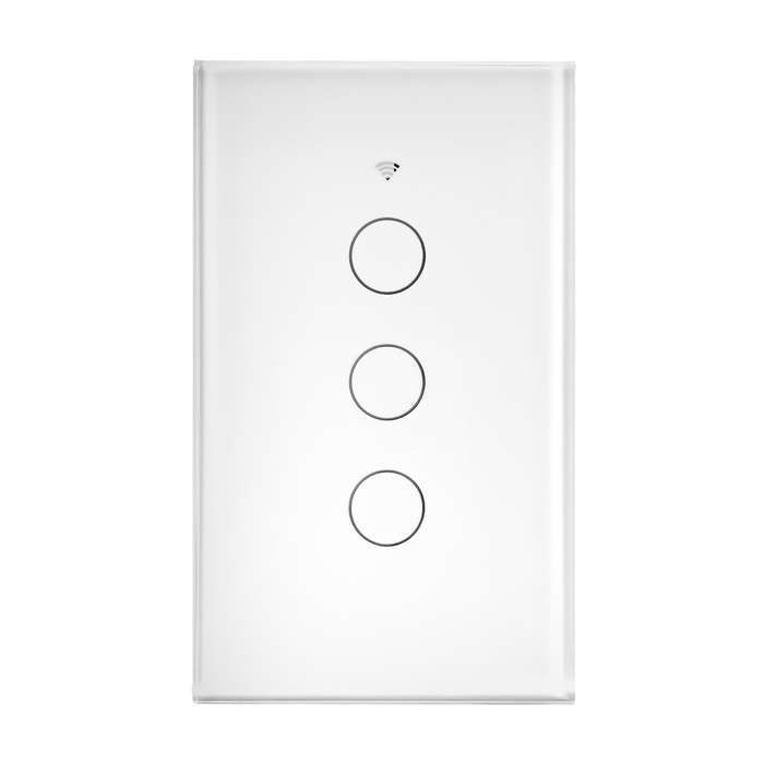 GeeWiz Wifi Smart Light Switch (NO NEUTRAL REQUIRED) - TUYA + Capacitor 3 Gang