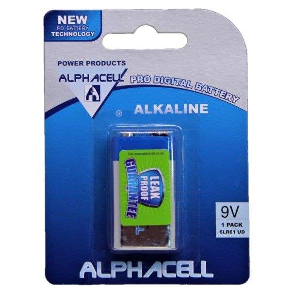 Alphacell Alkaline Value 9V Battery (6009700910248)