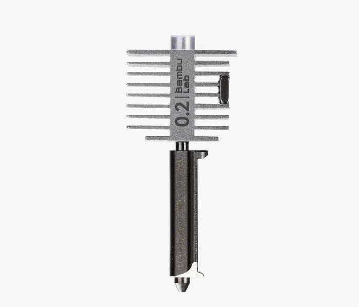 Bambu Hotend  A1 Series  0.2mm Stainless Steel Nozzle for Precision 3D Printing