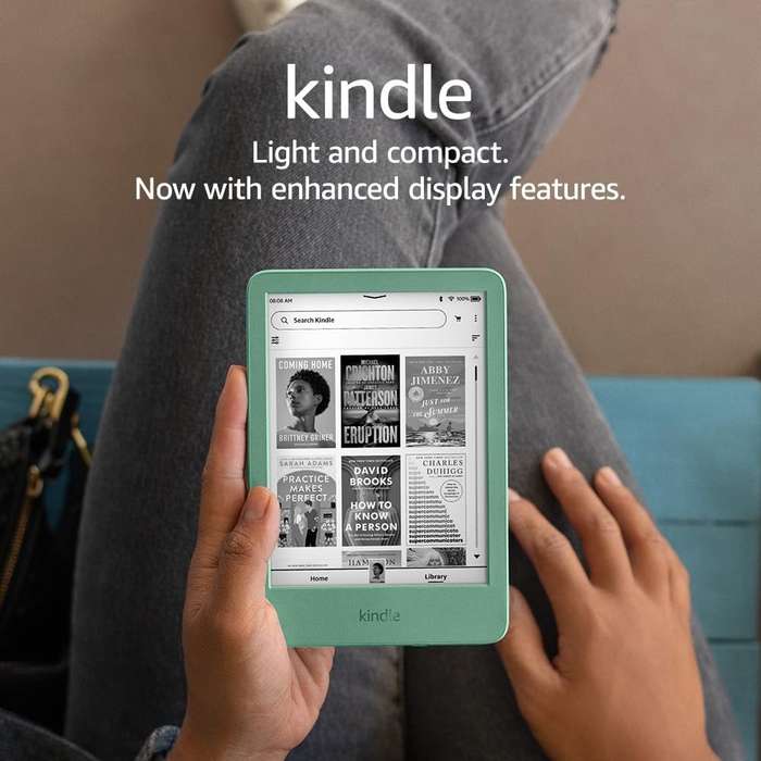 New Amazon Kindle (16 GB)  Lightest- Compact- and Glare-Free E-Reader with 6-Week Battery Life...