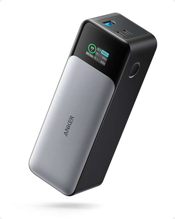 Anker 737 Power Bank- 24-000mAh 3-Port Laptop Portable Charger with 140W Output