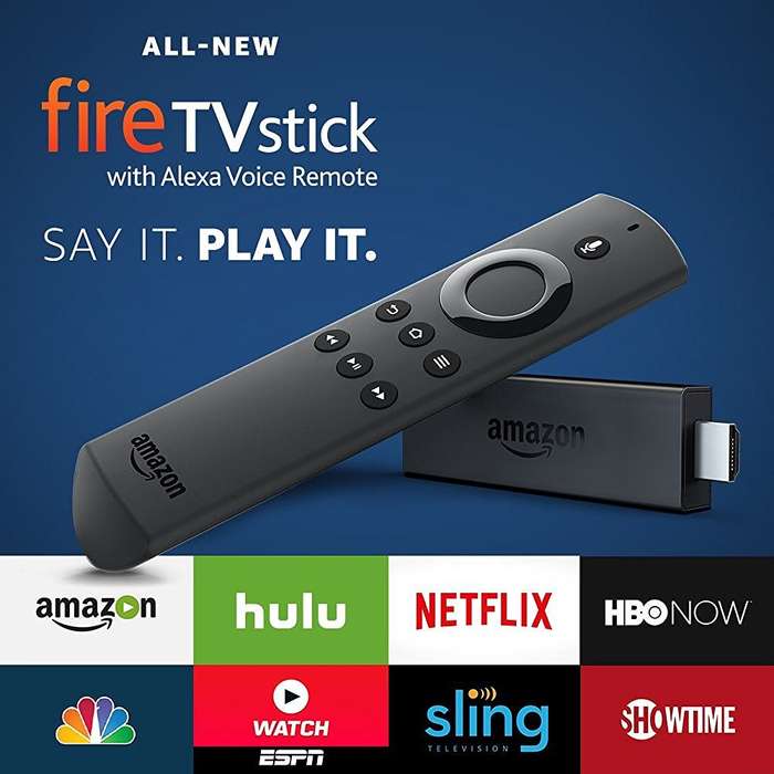 Amazon Fire TV Stick with Alexa Voice Remote (2nd Generation) - 0.30g