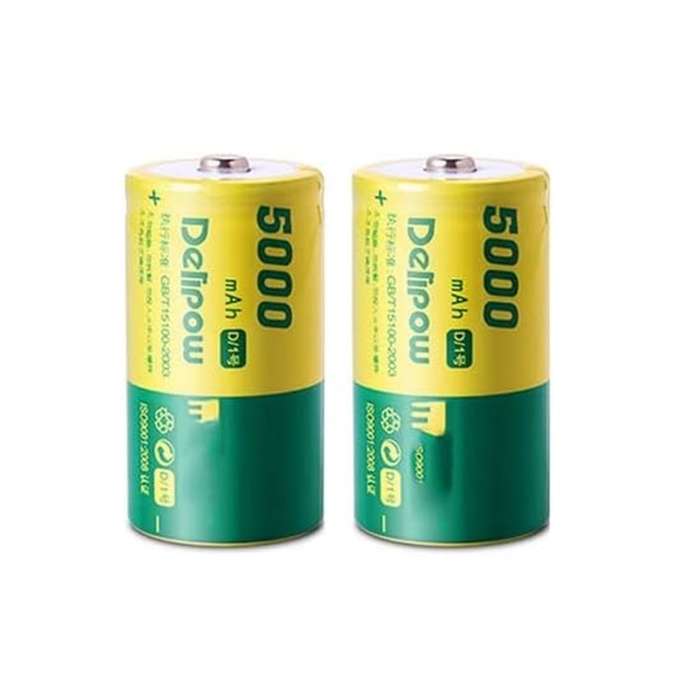 Delipow 5000mah Size D Rechargeable Battery - Single battery