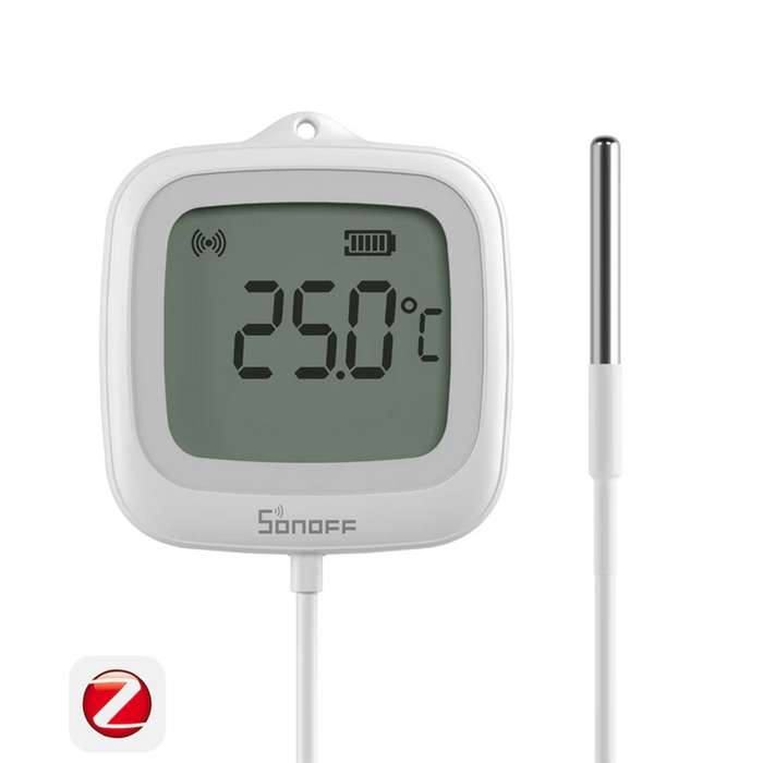 SONOFF SNZB-02LD IP65 Zigbee LCD Smart Thermometer (Probe Version)