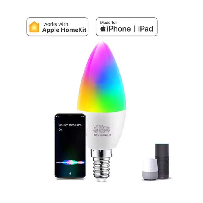 E14 Bulb Compatible with Apple HomeKit (5W)