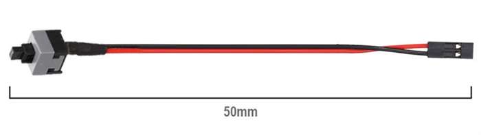 Motherboard Power / Reset Switch Button Host Cable Adapter - 0.40kg