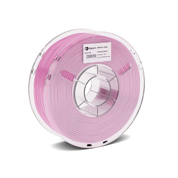 Filaform Silk PLA 1kg 1.75mm Filament | Available in Various Colours Pink