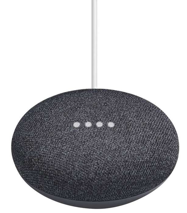 Google Home Mini Smart Speaker - Charcoal