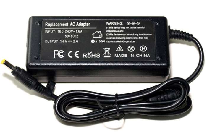 Samsung LED Monitor Replacement Charger for Samsung SyncMaster LED / LCD Screens - 14V 3A (WITH P...