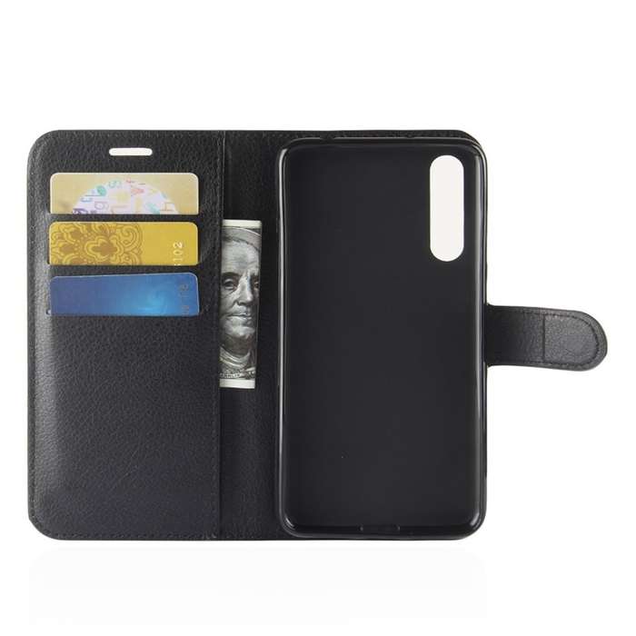 Tuff-Luv  K2_44  Essentials Range Horizontal Flip Leather Case with Wallet & Holder for Huawei P20